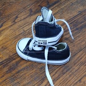 Converse Kids Black All Star Sneakers